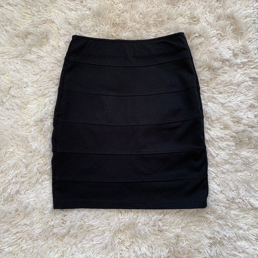 Black skirt.